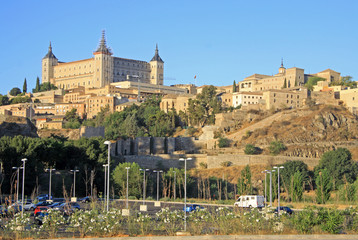 Fototapeta na wymiar Toledo, Spain old town at the Alcazar.