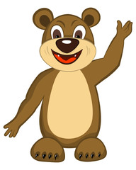 Funny Cartoon Bear