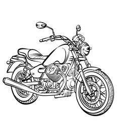 Obrazy na Szkle  Klasyczny motocykl