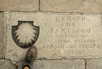 Llegada a Santiago de Compostela