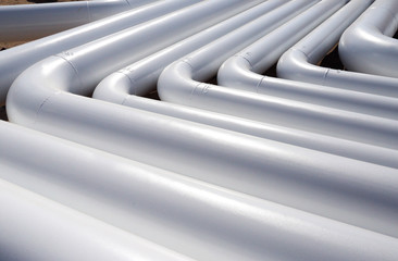 pattern of a white new pipes