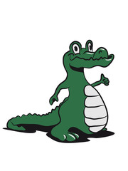 Crocodile lurking evil