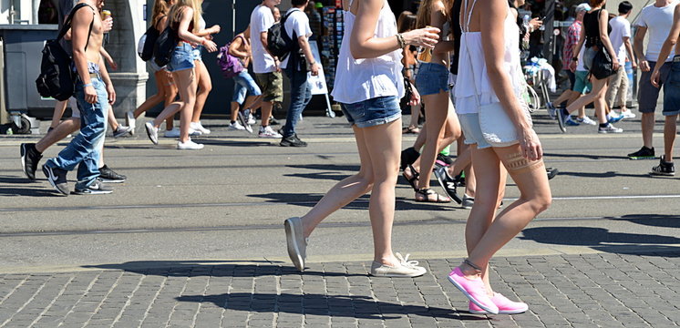 foule...gay pride de zurich