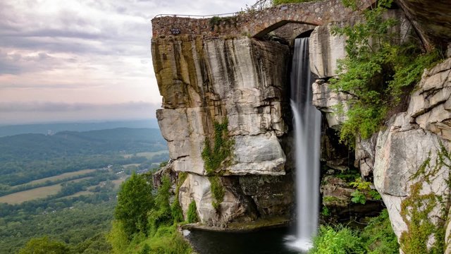 Time Lapse of Waterfall at Lookout Mountain