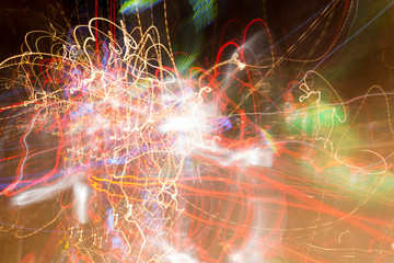 Chaotic of Light trails