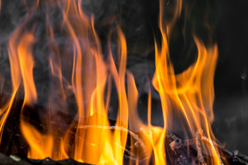 background flame fire