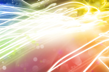 Abstract colorful streaks of light background