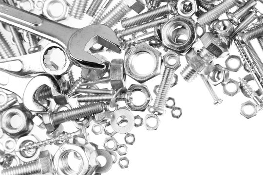 Chrome spanners nuts and bolts