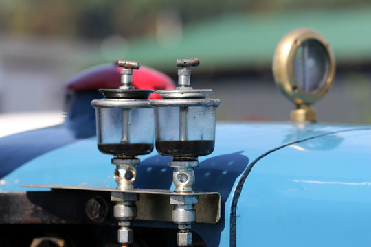 Schaugl&auml;ser Dieselkraftstoffanlage beim Traktor