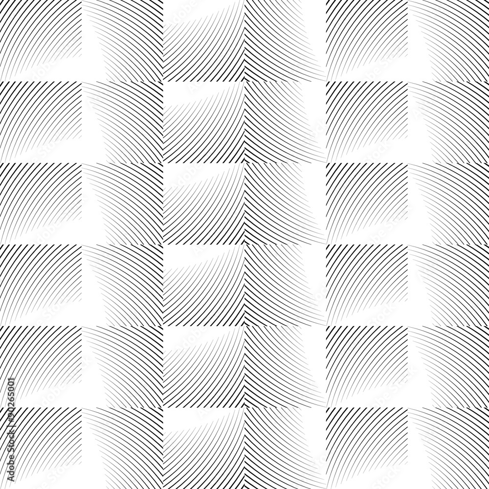 Leinwandbilder Pattern with circles and squares. Repeatable. Vector illustratio