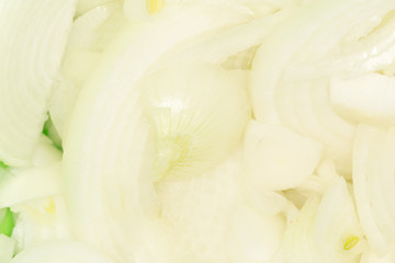 Fototapeta premium Onion slices background