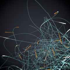 3 D render of an abstract background.
