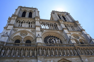 Notre Dame Cathedral in Paris, France