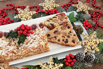 Stollen Christmas Cake