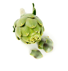 Obraz premium artichoke isolated on white