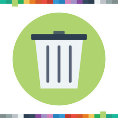 Trash can icon.
