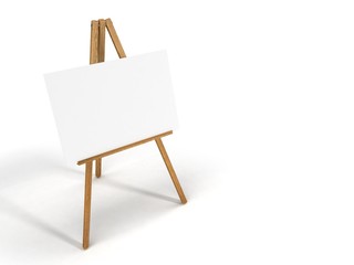 wooden easel