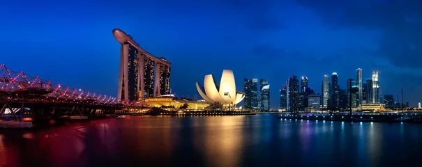 Keuken foto achterwand Singapore Marina bay sands