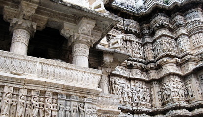 Jagdish Mandir Hindu Temple Facade Details