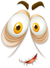 Old person with happy face