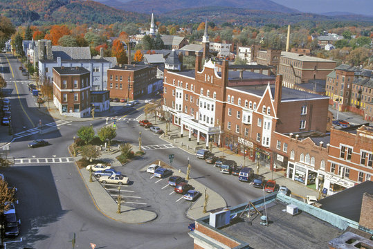 View Of Claremont, NH From The Bell Tower