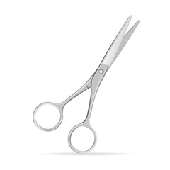 Metal Scissors. Vector