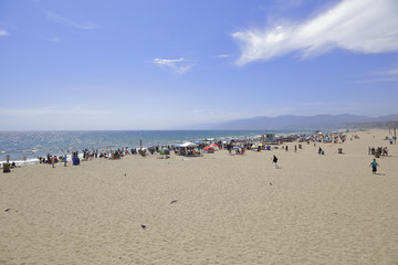 Stock photo of Santa Monica Beach California