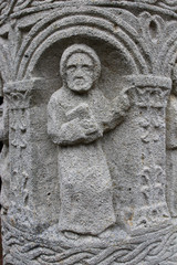 Details of Romanesque architecture