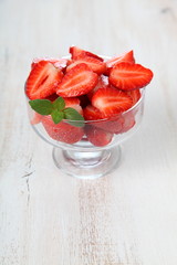 Ripe strawberries