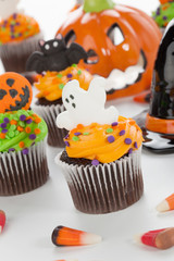 Halloween cupcakes