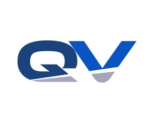 QV Letter Logo Modern