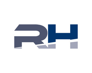 RH Letter Logo Modern