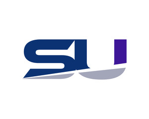 SU Letter Logo Modern