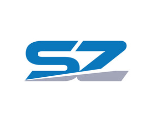 SZ Letter Logo Modern