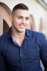 Obraz premium Cheerful guy portrait