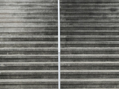 Stairs texture background with white middle line
