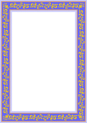 ornate floral border