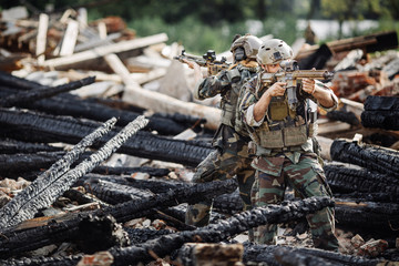 Private Military Contractor during the special operation