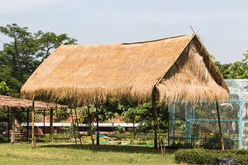 Fototapeta na wymiar straw hut