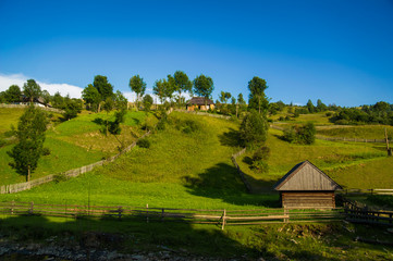 Beautiful hills on  mountains