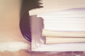 vintage style notebook