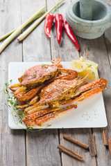 asian style spicy chilli crab, ketam masak cili