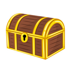 Treasure Chest isolated illustration