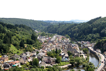 Naklejka premium Uitzicht over Vianden