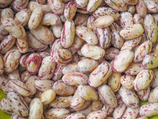Crimson beans vegetables background