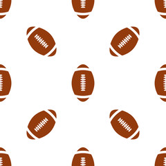 Universal vector american football seamless patterns tiling.