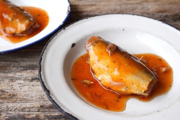 Fish in tomato sauce - canned fish