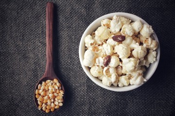 Popcorn and kernels
