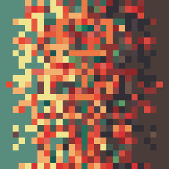 A pixel art style vector background pattern
