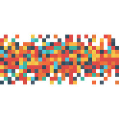 A pixel art style vector background pattern